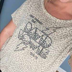 Lucky Brand David Bowie graphic tee